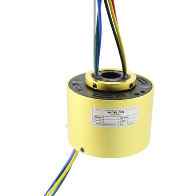 ποιότητας  Precious Metal: Gold-Gold MT0522-S15 MOFLON Electrical Through Hole Slip Ring 5mm With 15 Leads 2A εργοστάσιο